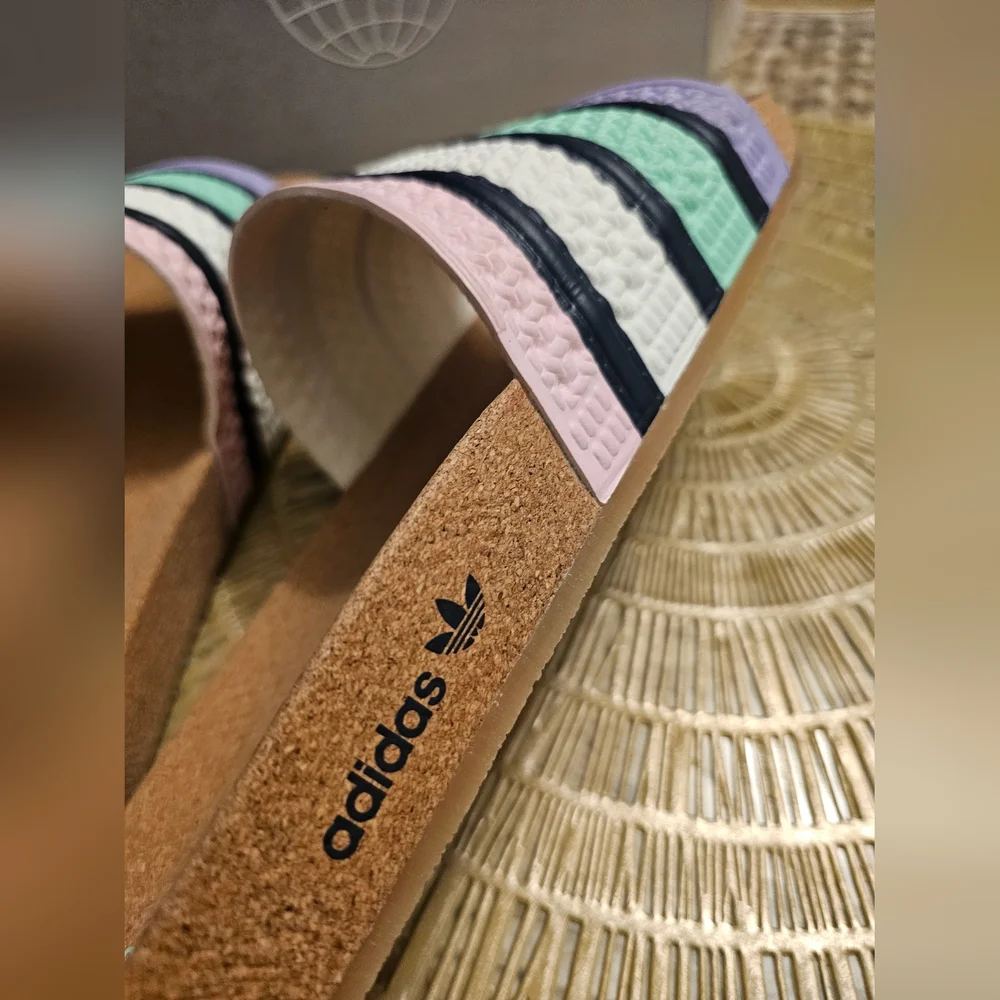 Adidas Women's Muse Multicolor Slide - Picture 2 of 7